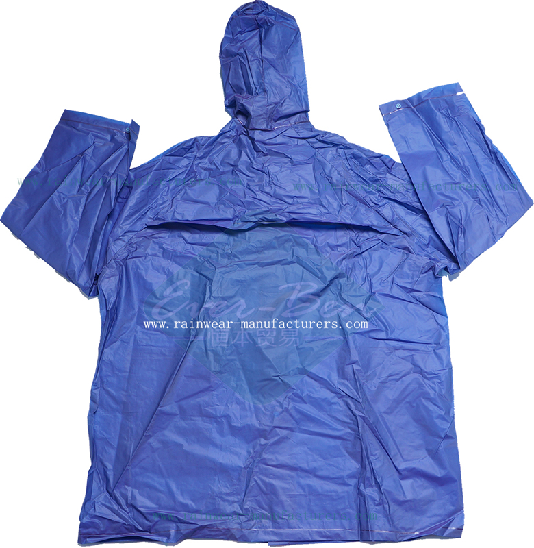 Blue PEVA eva rain wear manufacturer